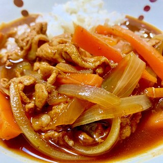 八丁味噌が隠し味！コクのあるカレーꔛꕤ